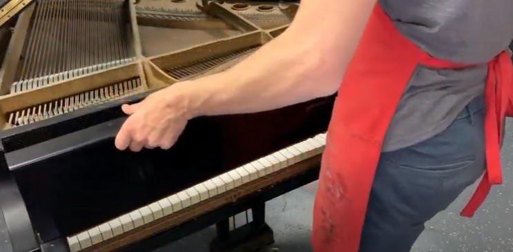 Removing Piano Key cover