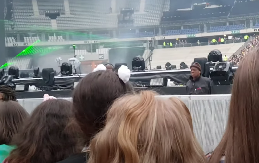 Security at Stadium Concert