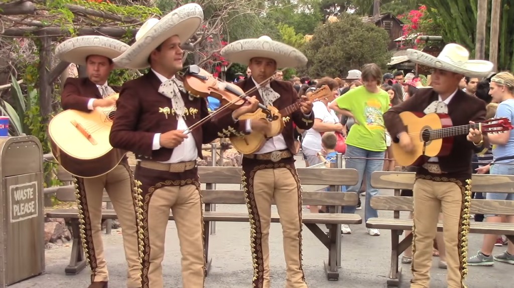 mariachi band playing at a park