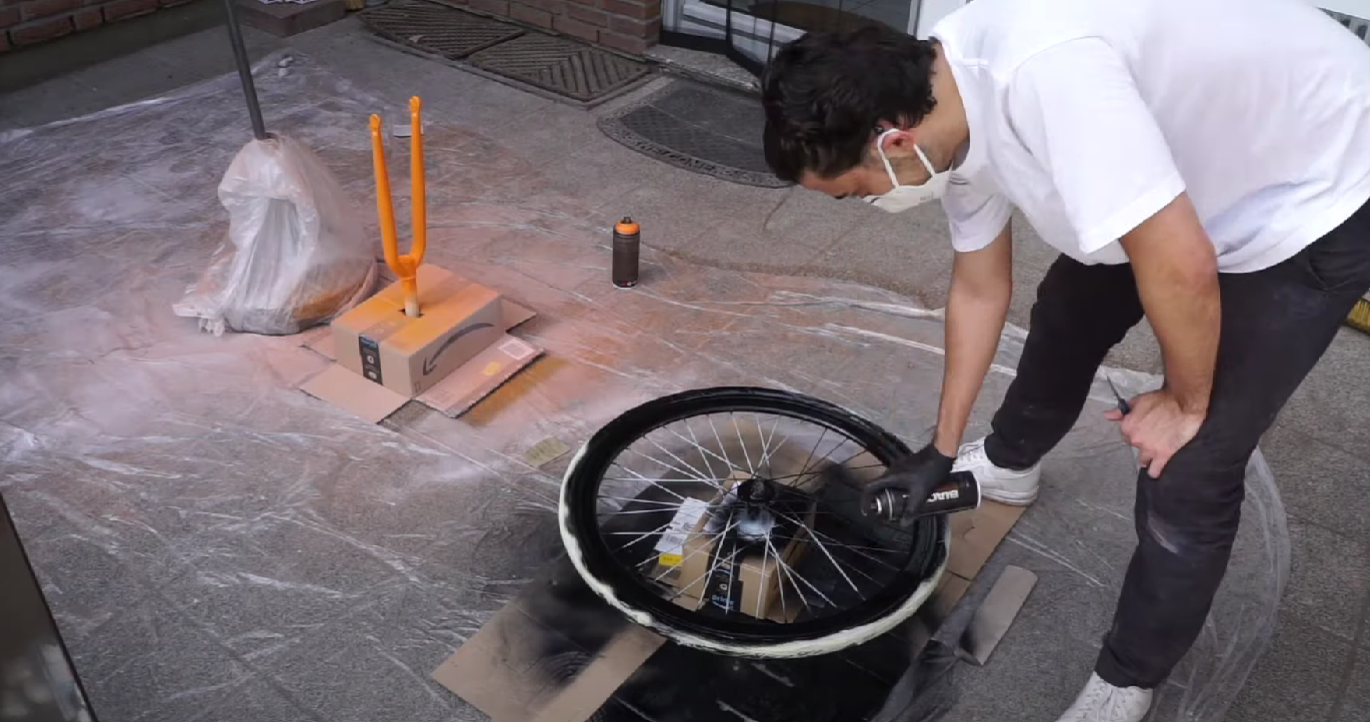 Bike Wheel Painting