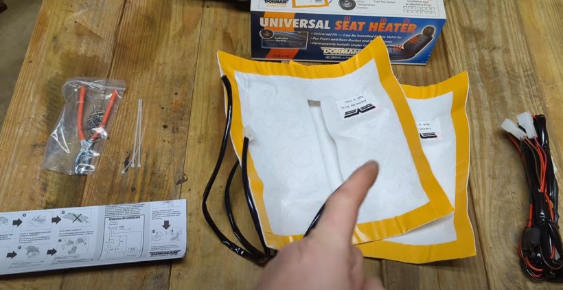 Heating pads and wiring