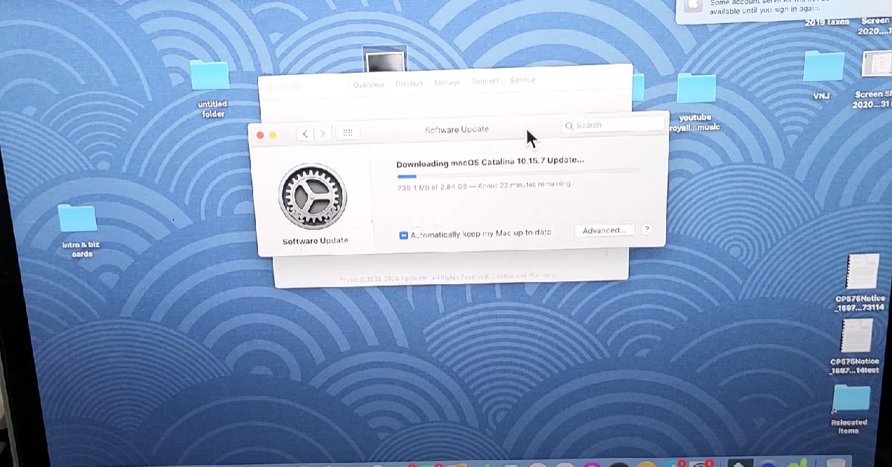 Macbook OS Update