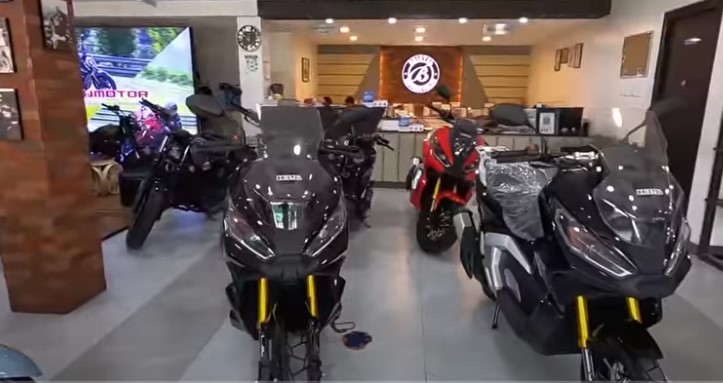 Motorcycle shop
