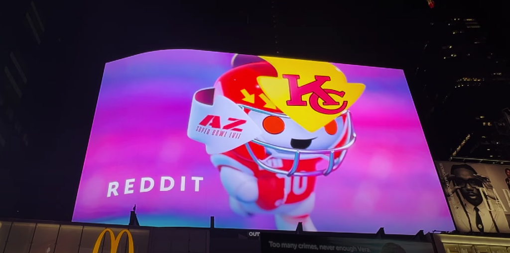 Reddit NFL collectible avatars advertising