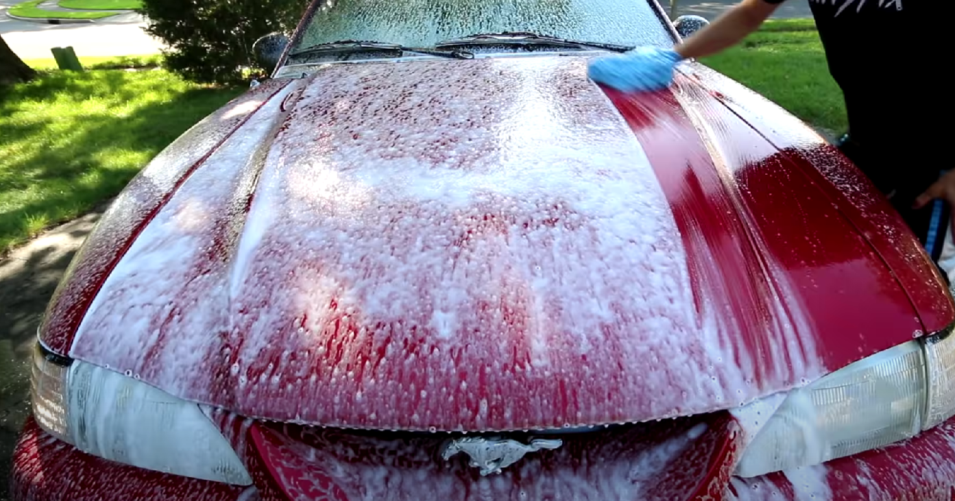 Washing a Car