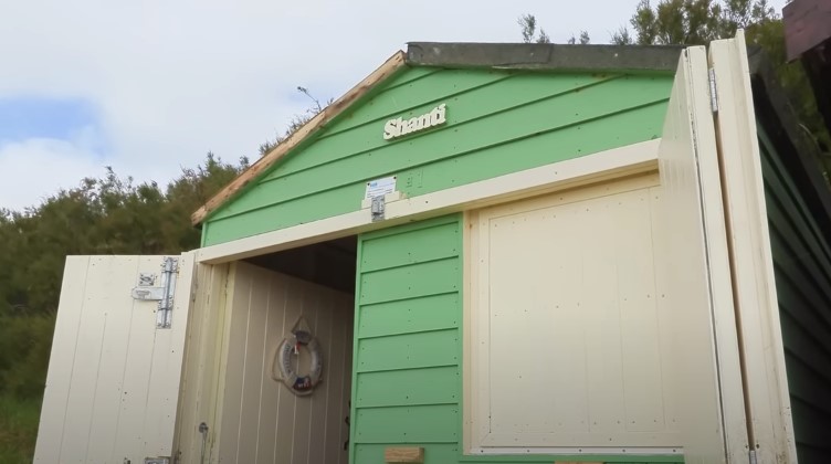Green Shed roof