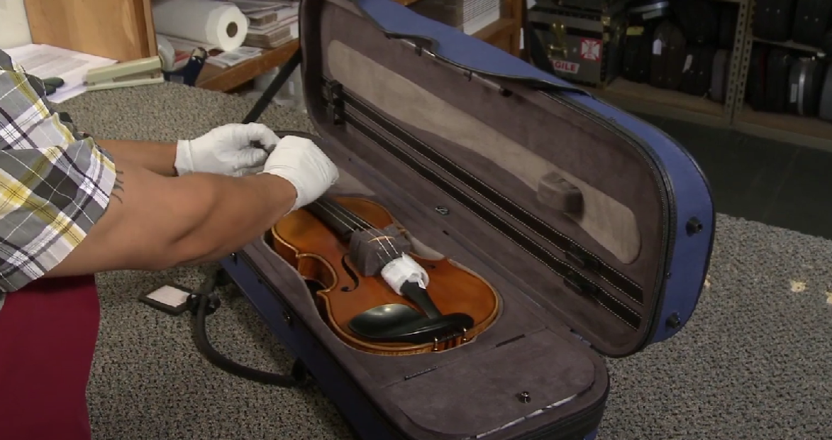 Packing a Violin