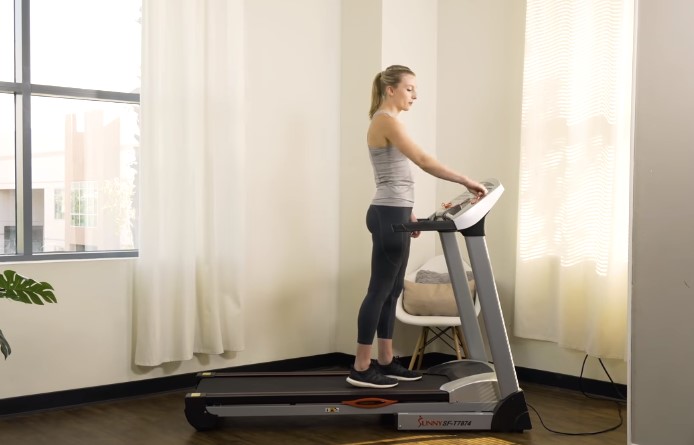 Setting up treadmill