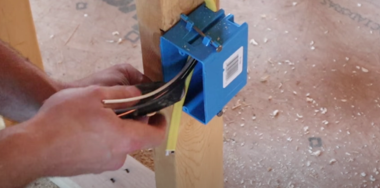 Tying Together Outlet Wires