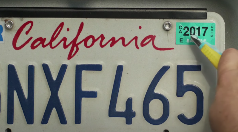 California License Plate 768x427 