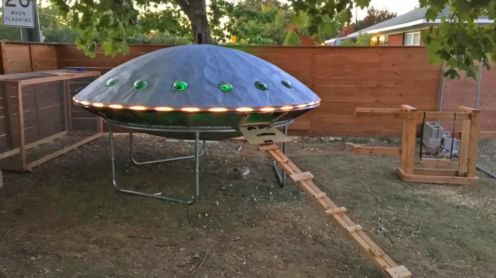 UFO chicken coop